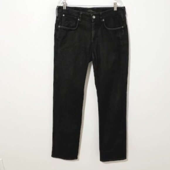 Tommy Bahama Authentic Straight Jeans Black Denim Men's 33x32
